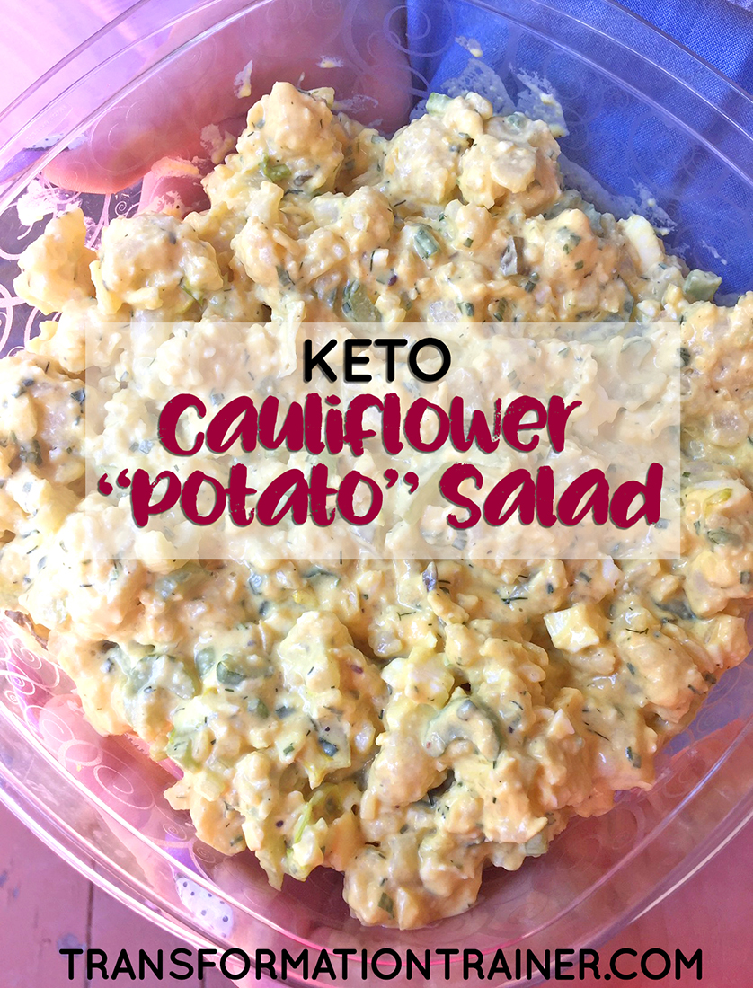 T T Keto Cauliflower Salad